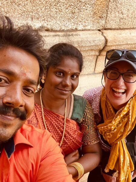 Selfie at the Gangaikonda Cholapuram Temple