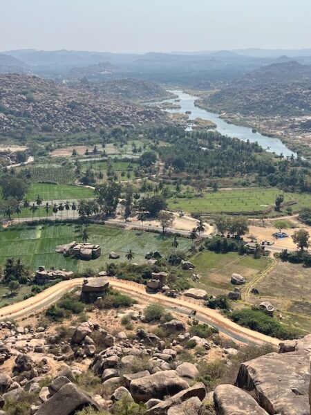 View from the temple of Hanuman