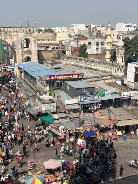 View from the Charminar, Hyderabad