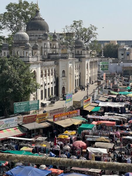 View from the Charminar, Hyderabad